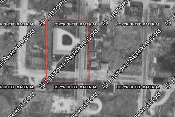 Hart Motel - 1955 Aerial (newer photo)